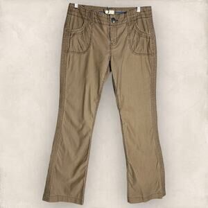 Vintage Y2K Maurice’s brown cargo pants bootcut Gorpcore granola size 8 long